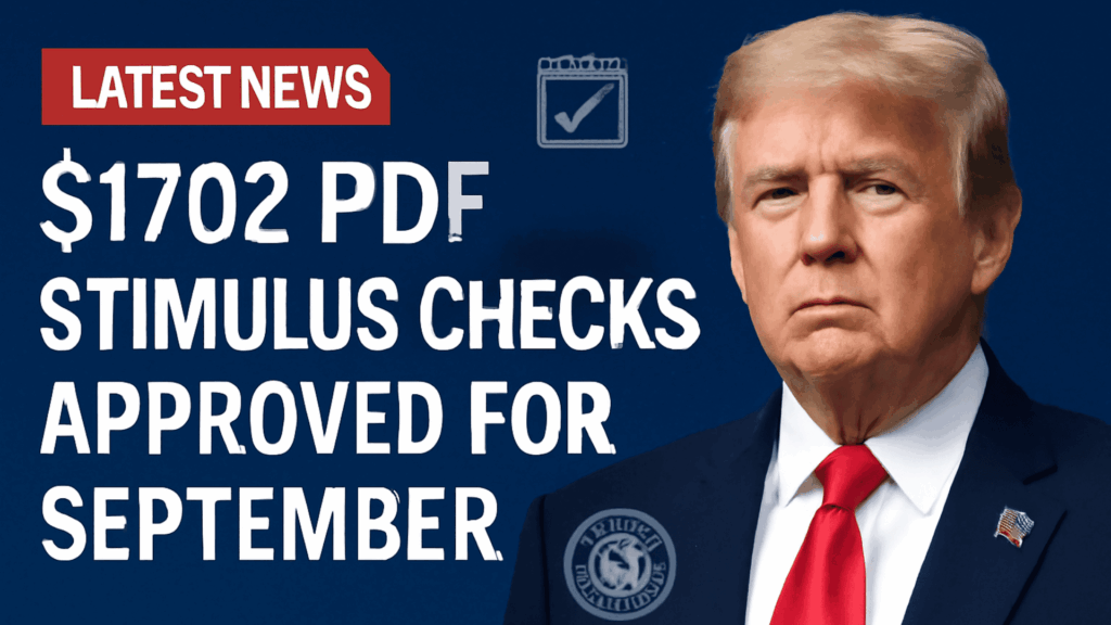 $1702 PDF Stimulus Checks Approved for November, How to Get them on your name