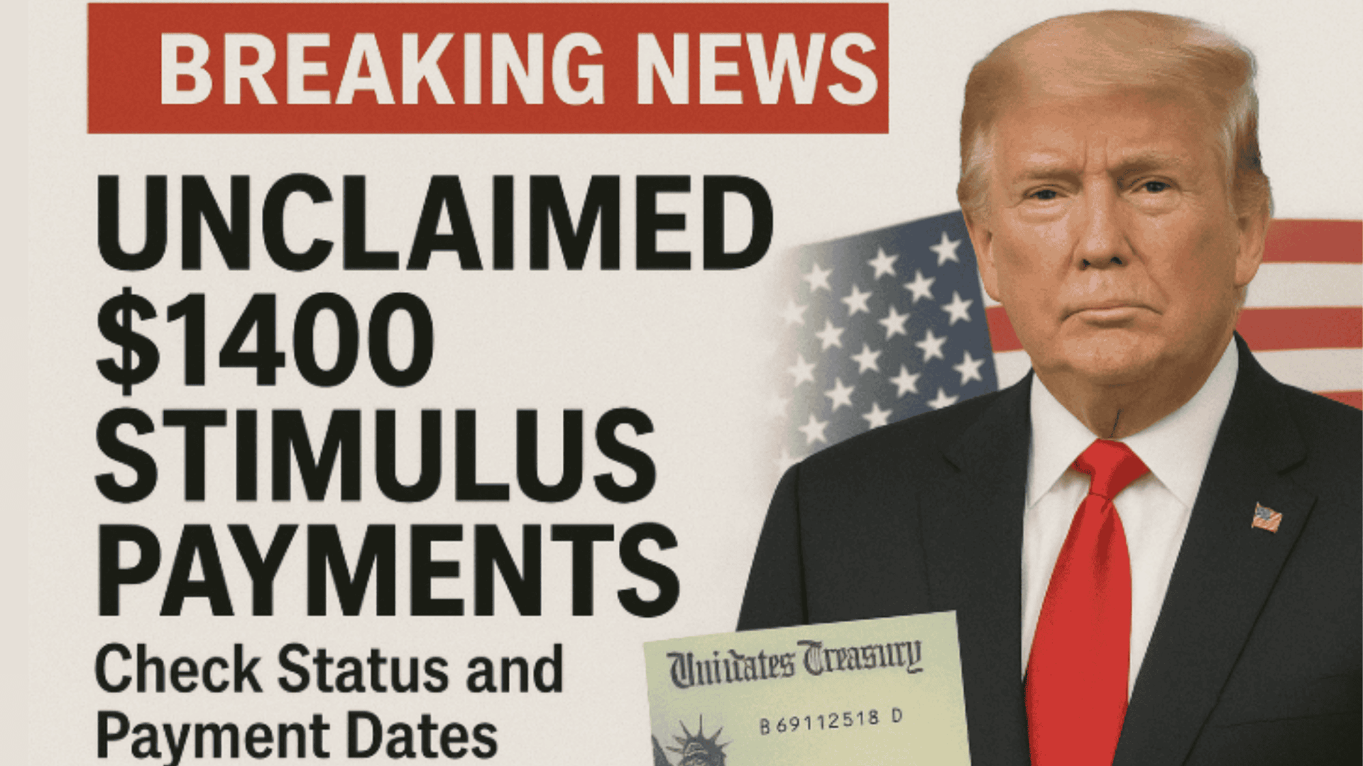 Unclaimed $1400 Stimulus Payments